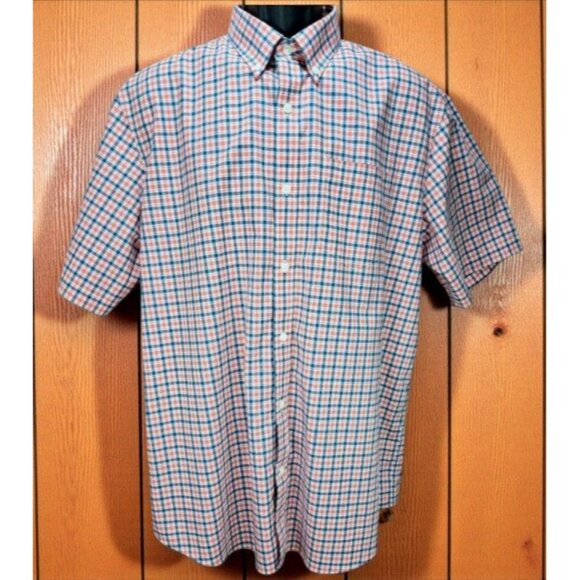 L.L. Bean Mens Traditional-Fit Short Sleeve Shirt Large - Picture 1 of 6